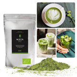 Moya Matcha Bio Daily Grüntee-Pulver | 250 g Tagesqualität (III) | Perfekt zum Verzehr mit Latte Macchiato, Smoothies und Limonaden ...