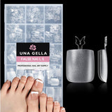 Ballerina-Gel-Nagelspitzen, 216 Stück, 12 Größen, weiche Gel-Nagelspitzen, vollständige Abdeckung, Nagelverlängerungs-Set, halbmatt, DIY, Heimkunst