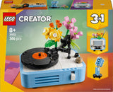 LEGO Creator 3In1 Disc-Player mit Blumen – umwandelbares Spielzeug in ein Radio oder Mikrofon – Musikspielzeug für Kinder – kreative Geschenkidee für Mädchen und Jungen ab 8 Jahren 31172 Bausets Besuchen Sie den LEGO-Store