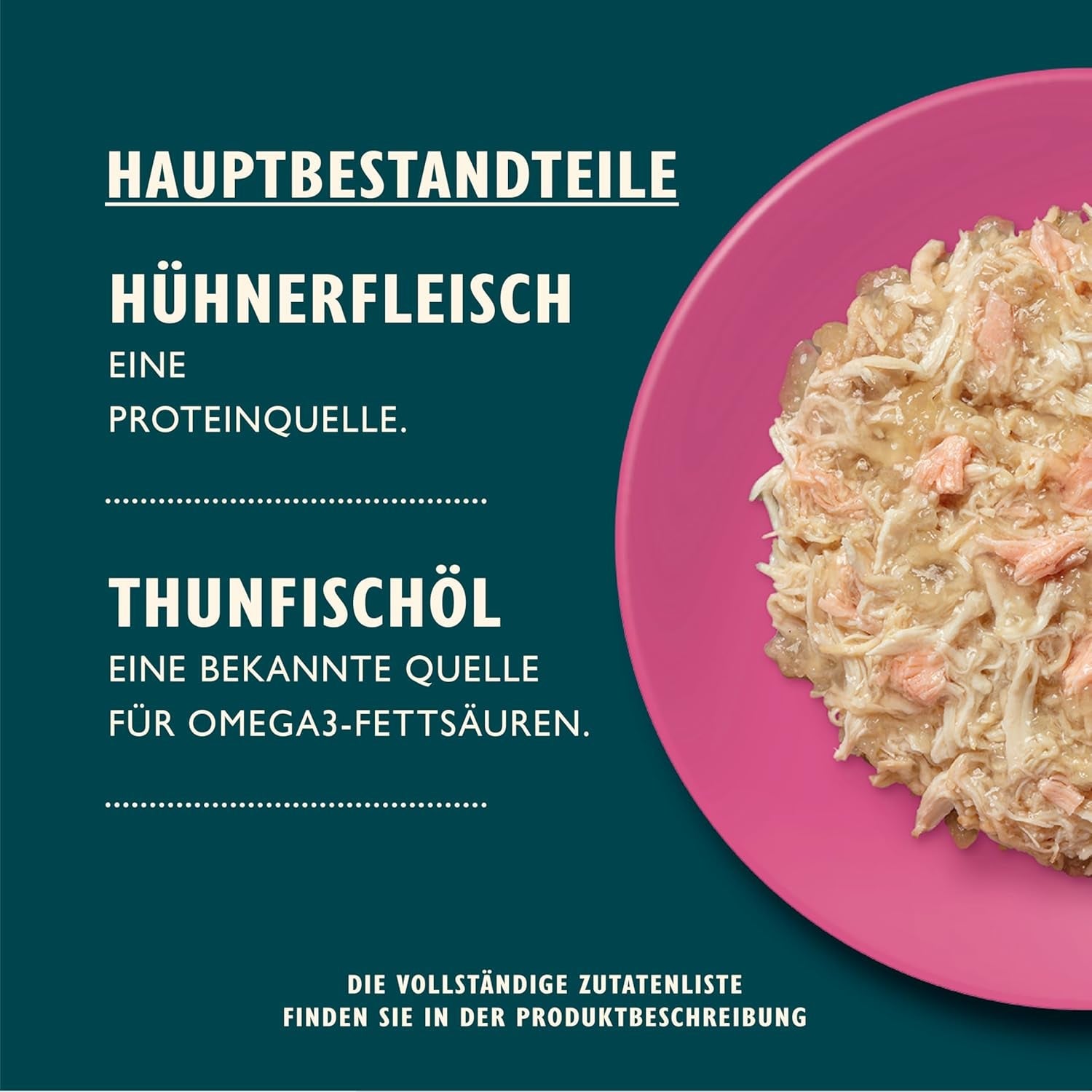 Lily's Kitchen Aus Naturichen Ingredient hermestellung Zerkleinerte Filets in Gelee mit Hühnchen und Lachs Ausgewachsenes Nassfutter für Katzen 70 g Dose