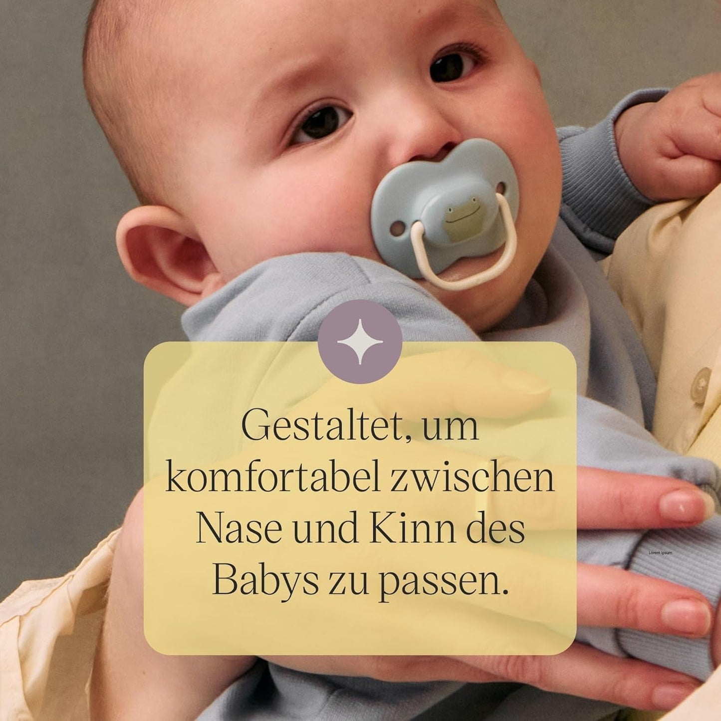 Tommee Tippee Anytime Schnuller, 0–6 Monate, Packung mit 6 symmetrischen Schnullern, BPA-frei