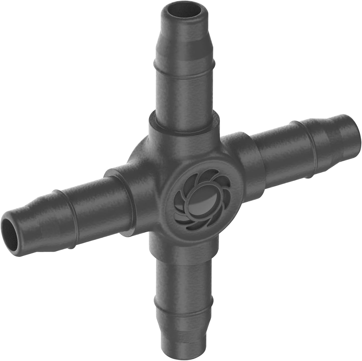 Gardena Micro-Drip-System - Querverbindung 4,6 mm (3/16 Zoll): Zubehör für Abzweigverteiler und Tropfleitungen, knickfreie Installation mit Easy & Flexible Verbindungstechnik (13214-20)