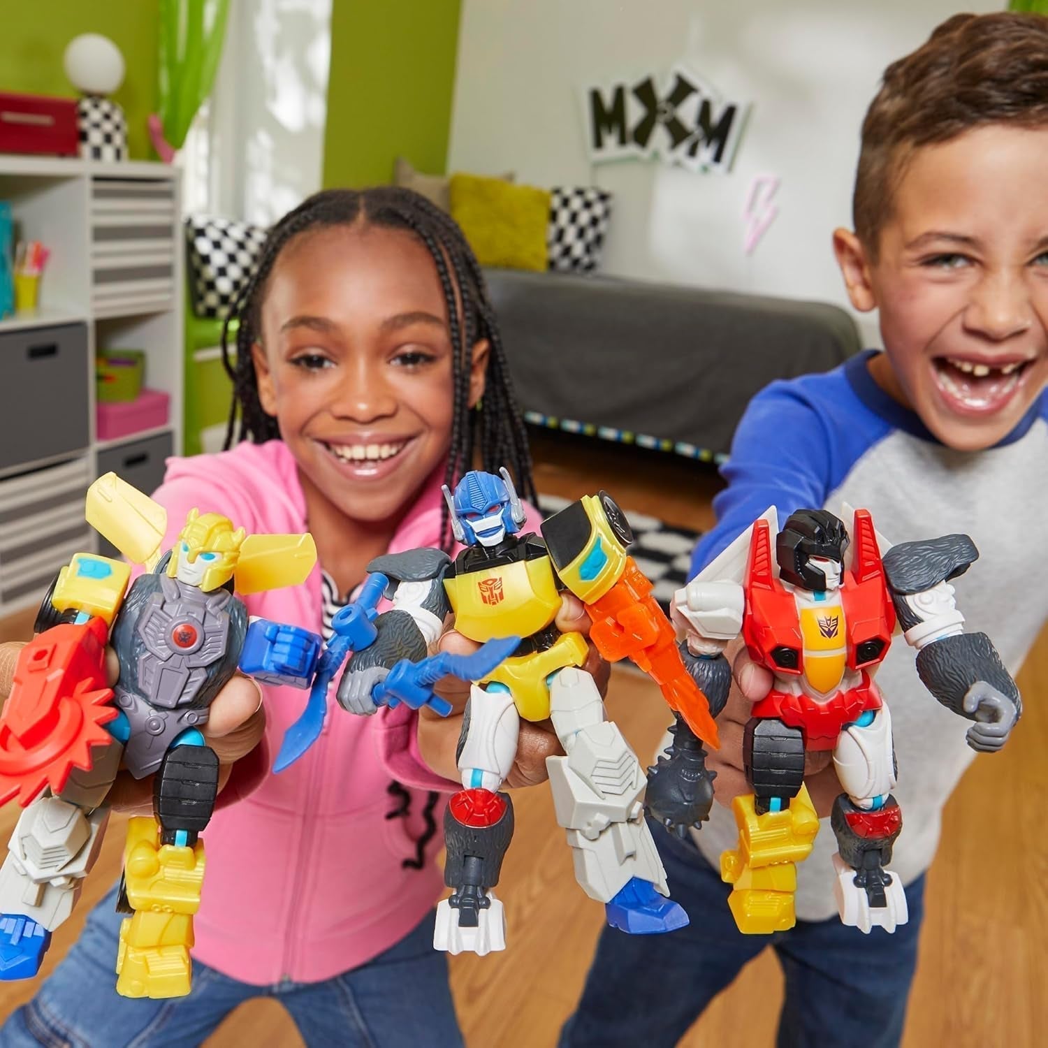 Transformers Mixmashers Starscream Anpassbare Actionfiguren und Zubehör Actionfiguren Naty Shop