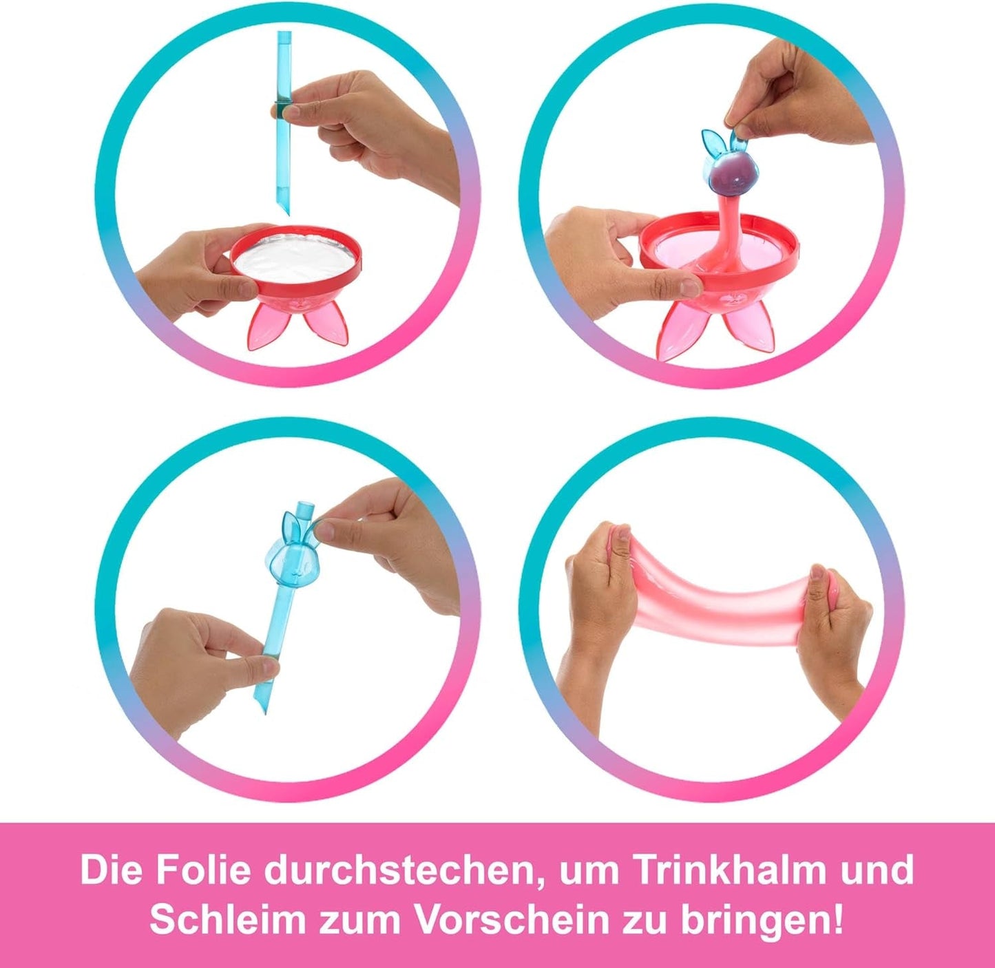 Barbie Pop Reveal Puppe und Zubehör-Set, Shakes-Serie, süße, duftende Kätzchen-Modepuppe und Haustier mit 8 Überraschungen, einschließlich Farbwechsel, JCN87