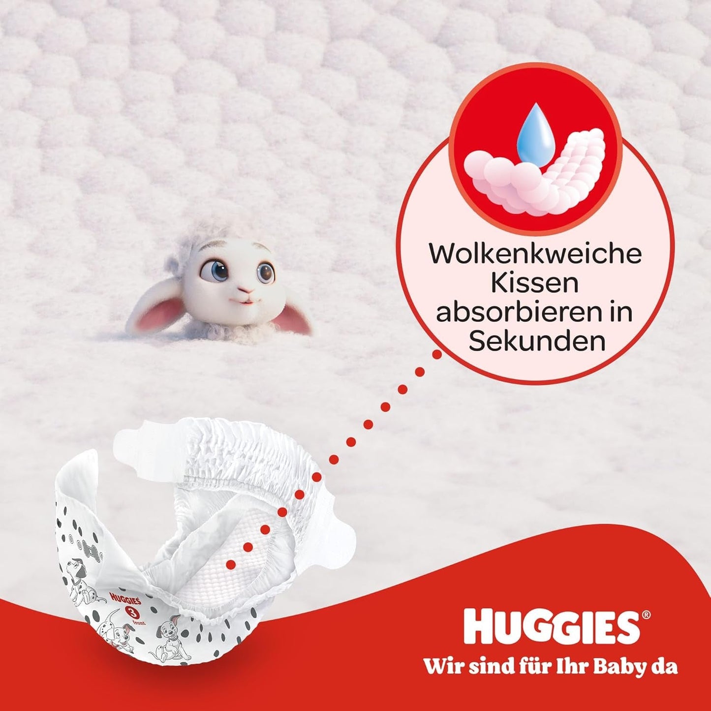 Huggies Babywindeln Little Movers, Disney-Design, Größe 3, 168 Stück (3 x 56), Monatsbox