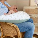 Schwangerschaftskissen - Stillkissen - 2 in 1 Multifunktionskissen - Abnehmbarer Bezug 78 x 44 cm Zubehör Essen und Stillen Bebe Naty Shop