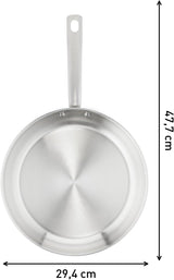 TEFAL VIRTUOSO Pfanne 28 cm, Edelstahlpfanne, Induktion Töpfe und Pfannen Naty Shop