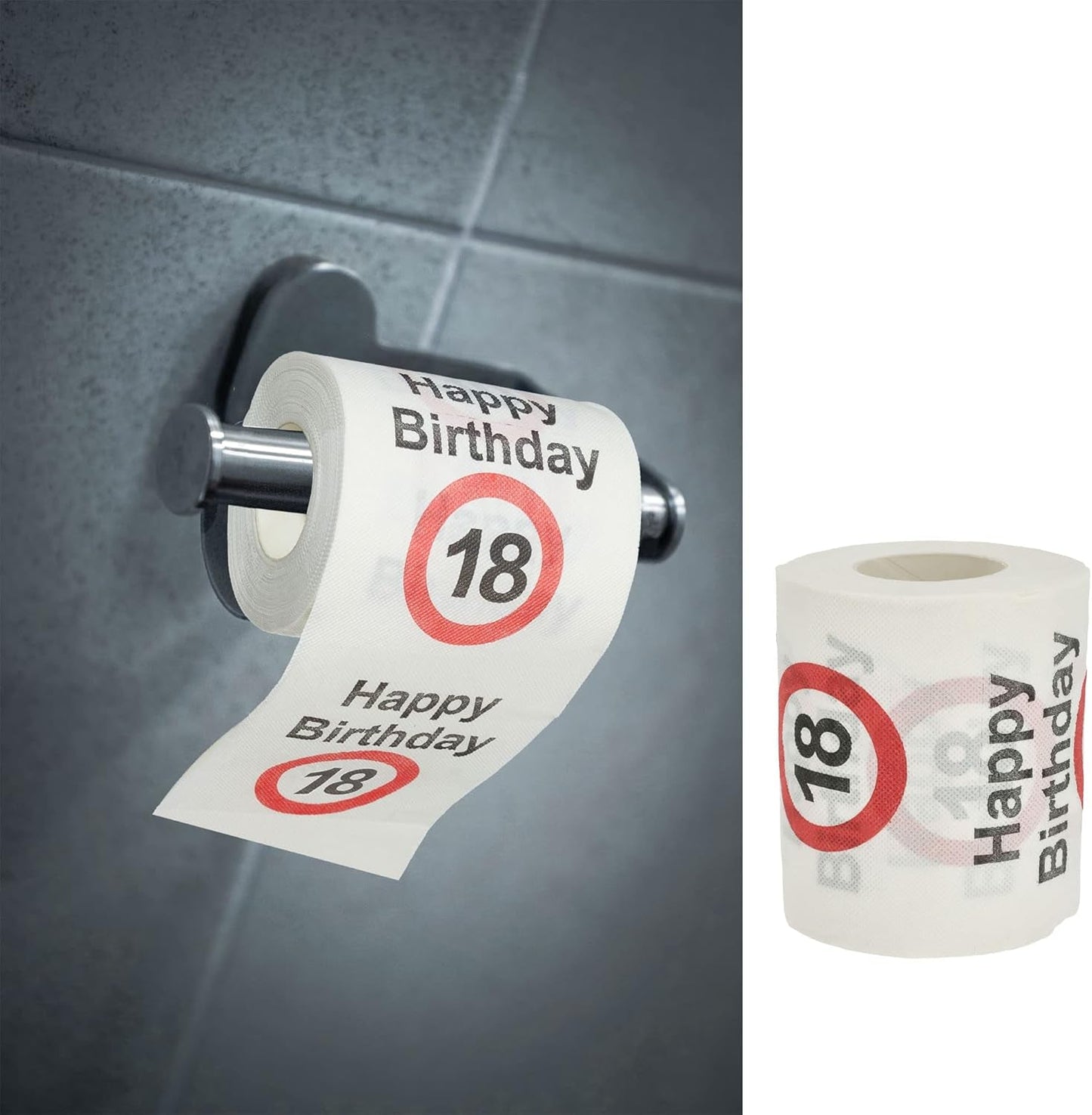 4er Set Toilettenpapiere „Alles Gute zum 40. Geburtstag“ │40. Geburtstag 24 Meter 2-Stoffe 180Gr/Qm │ Toilettenpapier Motiv Toilettenpapier (4 X Toilettenpapier 40)