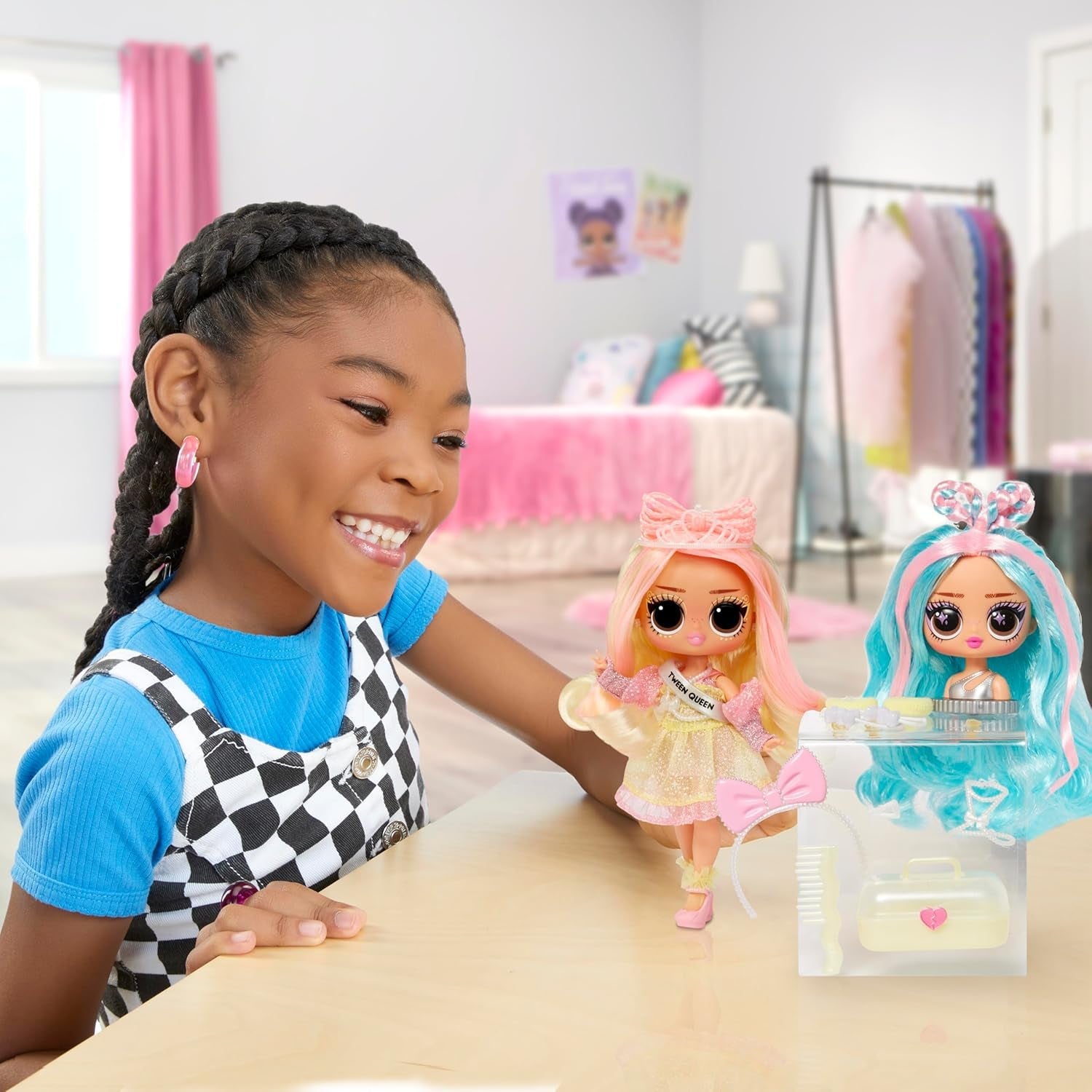 LOL. Surprise Tweens Surprise Swap Series – Braids-2-Waves Winnie – Modepuppe mit mehr als 20 Überraschungen inklusive Styling-Kopf und fantastischem Mode und Accessoires – für Kinder ab 4 Jahren