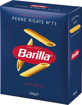 Pasta Barilla Classic Penne Rigate Nr. 73 aus hochwertigem Hartweizen, immer al dente (1 x 500 g)