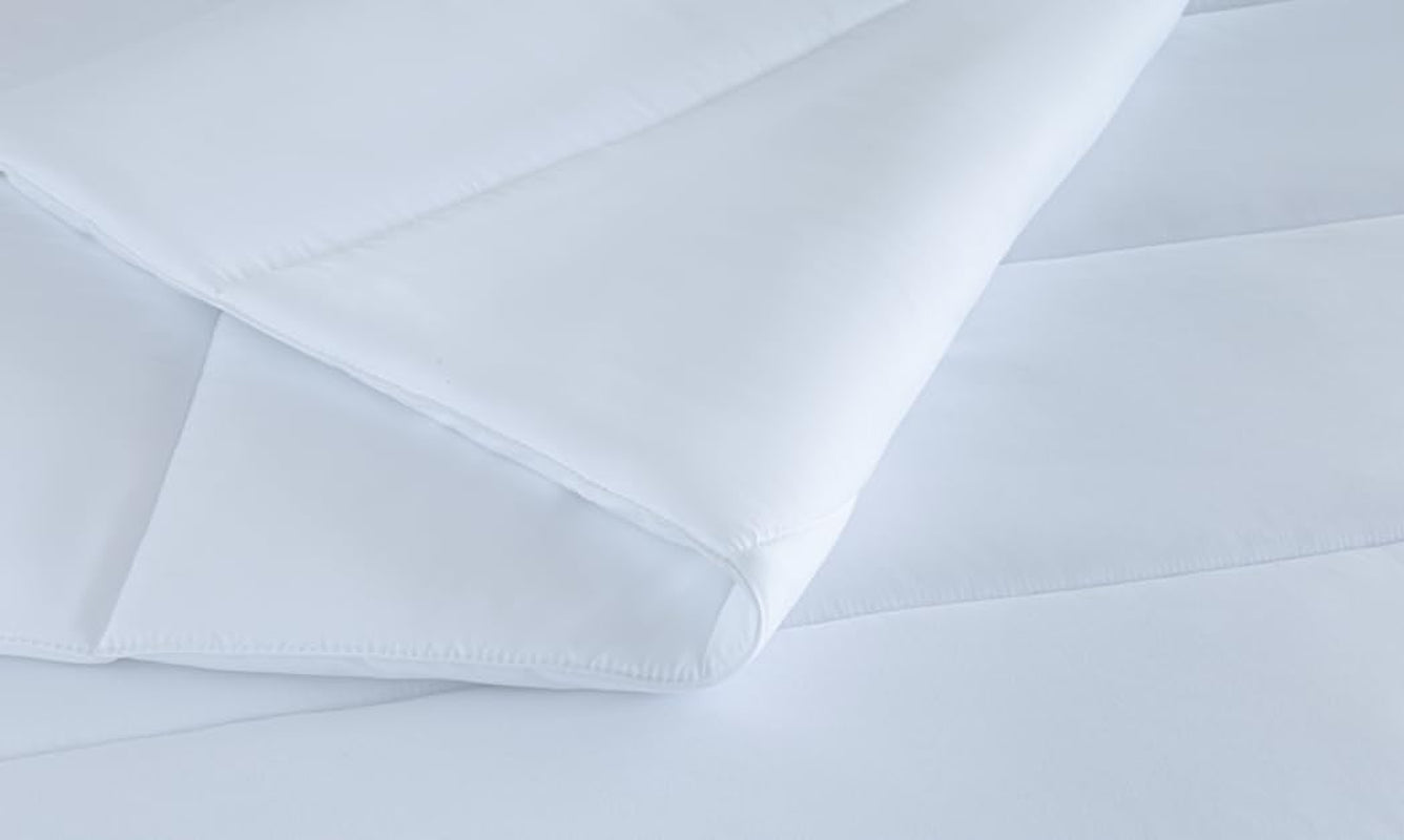 Decke, Steppdecke 3001 aus Anti-Milben-Faser, Herbst-Winter, 300 g/m², weiß (alle Größen erhältlich) (Bett 105/120–180 x 220 cm) Bettdecken und Steppdecken Naty Shop