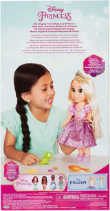 Disney Princess Rapunzel, 35 cm große singende Puppe, singt „I See The Light“, inklusive Zubehör für mehr Spaß, perfekt für Mädchen ab 3 Jahren, Lila