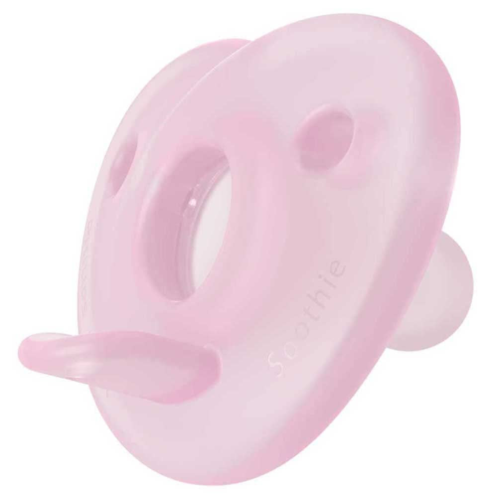 Philips AVENT Soothie – BPA-freier Schnuller für Babys im Alter von 0–6 Monaten, rosa/hellrosa (Modell SCF099/22)