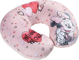 Tataway in Viaggio SI wächst – Disney Minnie Mouse Reisekissen | Weiches, samtiges Material | Handwaschbar bei 30° | Füllung mit Mikroperlen | Kindersitz geeignet ab 3 Jahren, Pink, Einheitsgröße, Samt Reisekissen Naty Shop