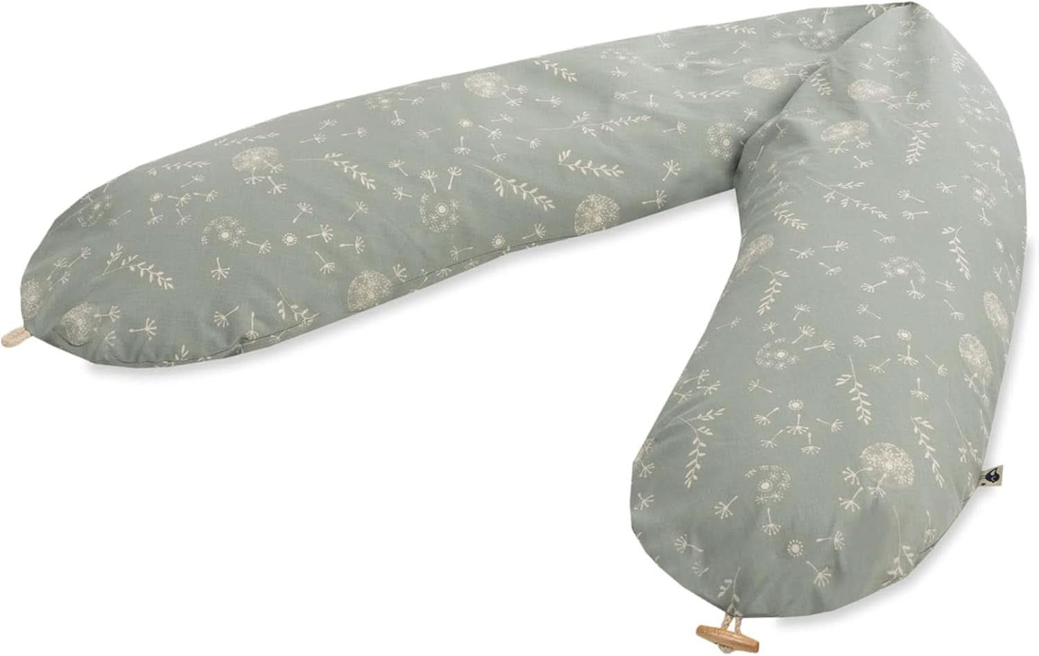 Julius Zöllner Bio-Stillkissen 190 cm, Füllung 42 Liter Eps-Mikrokügelchen, hergestellt in Deutschland Zubehör Essen und Stillen Bebe Naty Shop Wildflower