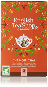ETS - Chai Schwarzer Tee, Naturland BIO, 20 Teebeutel (2er Pack)