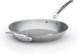 MINERAL B PRO Pfanne aus Stahl. Töpfe und Pfannen Naty Shop 32 cm