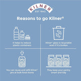 Kilner Frühstücksglas mit Löffel / 350 ml, Ø 9,5 cm / 5 Stück | Müslibecher zum Mitnehmen / ungiftig / Glasbehälter mit Deckel für Müsli, Porridge und Joghurt / Overnight-Oats-Behälter Naty Shop Lebensmittelaufbewahrungsboxen