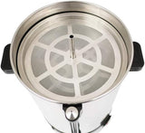 Saro Espressomaschine mit Rundfilter – 6,75 L / 40 Tassen – Edelstahl – Brüh- und Warmhaltefunktion – Sicherheitshahn – Schauglas – 1,5 kW – Modell SAROMICA 6005