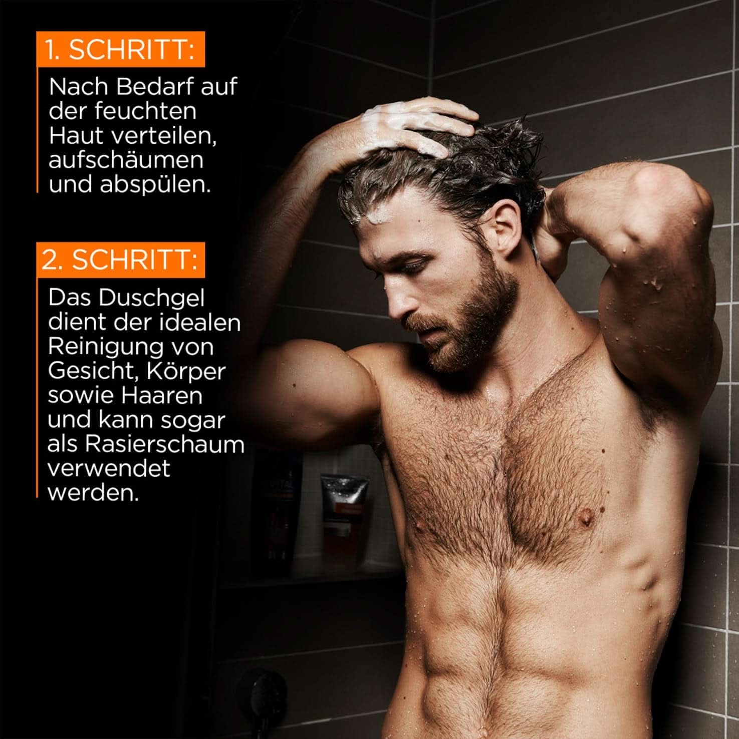 L'Oréal Men Expert XXXL Duschgel und Shampoo für Männer, 1 Liter Naty Shop