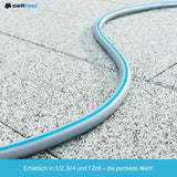CELLFAST Gartenschlauch, 3-lagiger Gartenwasserschlauch, langlebiger drahtverstärkter, flexibler Bewässerungsschlauch, UV-beständig, Anti-Algen, 3,4 Zoll, 20 Meter Länge
