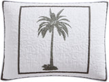 Tommy Bahama Palm Island-Kollektion | Bettdecke – 100 % Baumwolle, wendbar, weich und atmungsaktiv, vorgewaschen für zusätzliche Weichheit, Kingsize-Bett, grau. Bettdecken und Steppdecken von Naty Shop