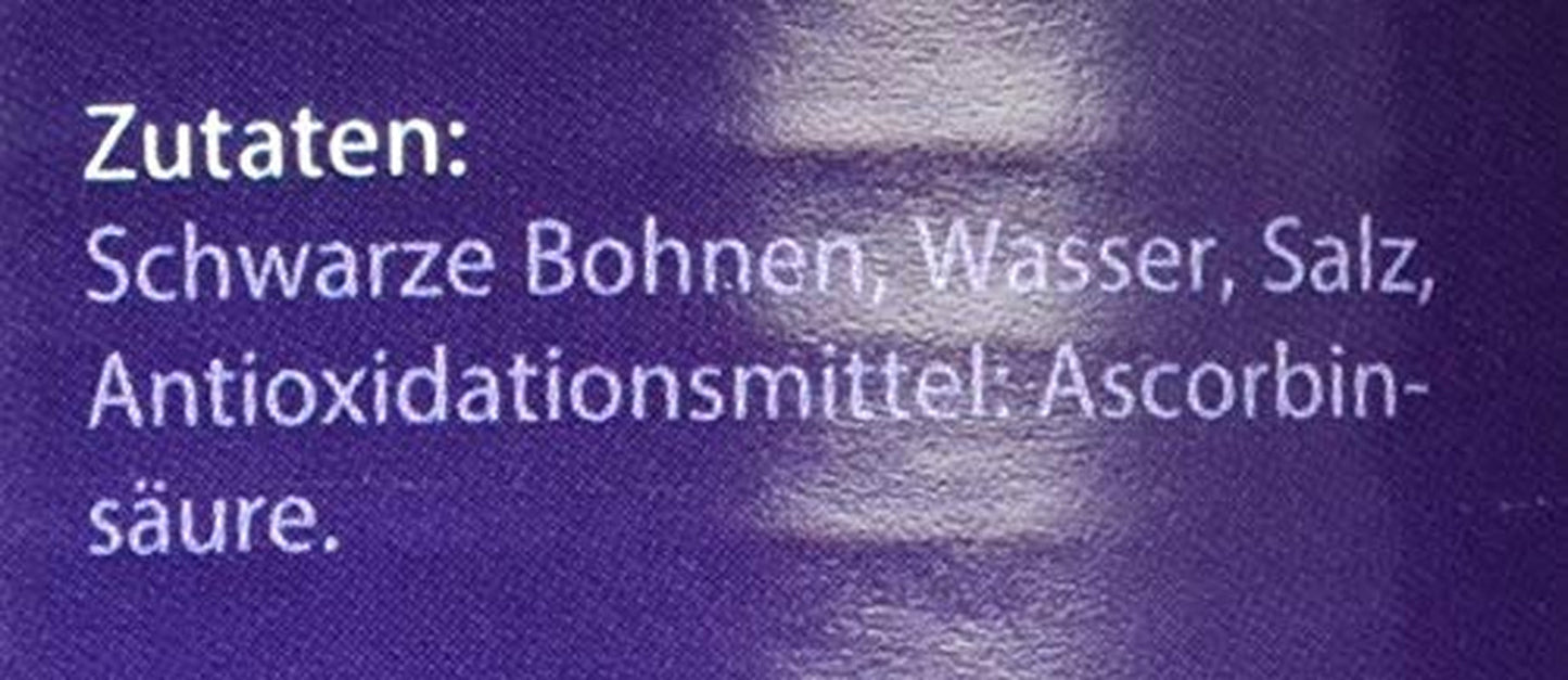 Schwarze Bohnen, 12er Packung (12 x 425 ml)