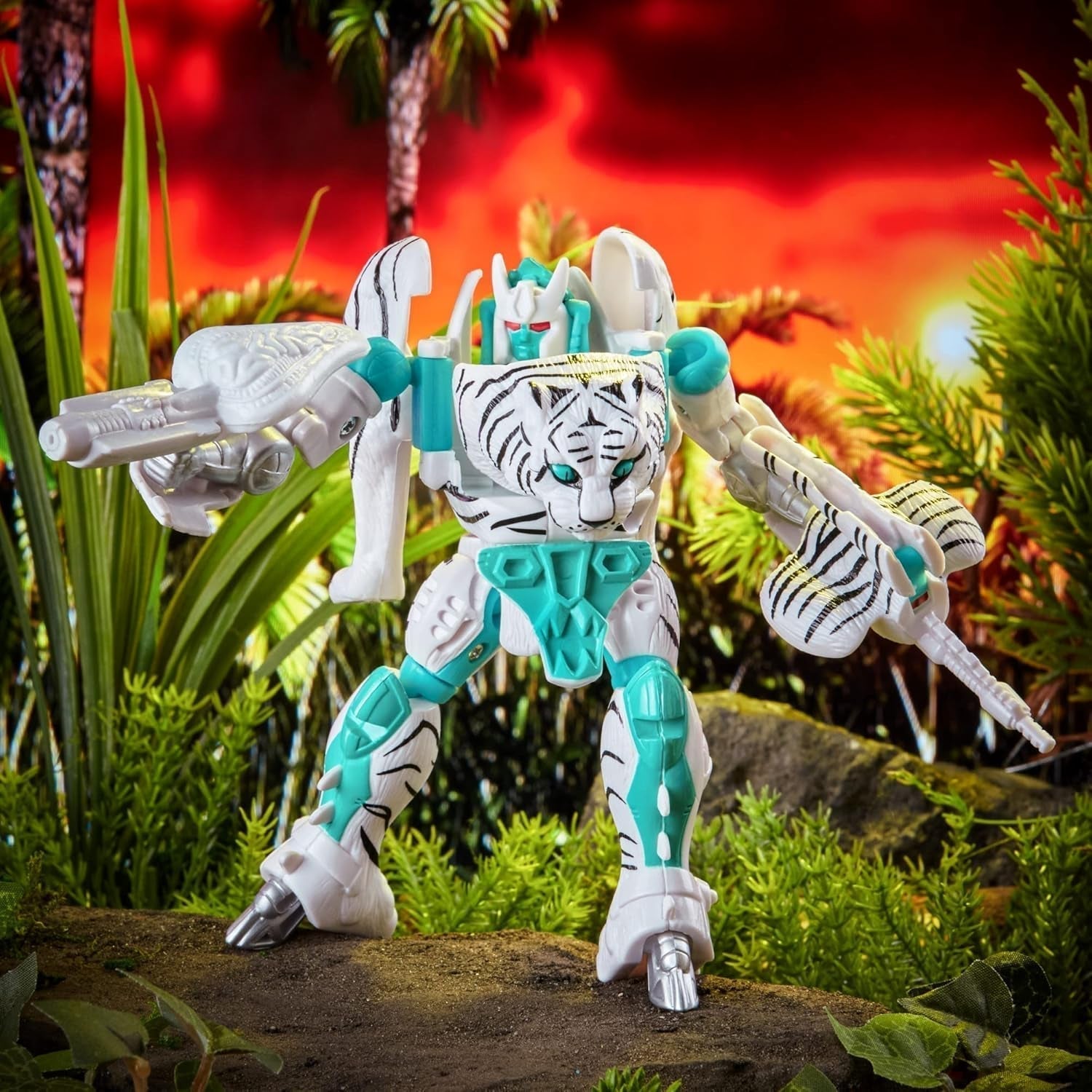 Transformers Toy Vintage Beast Wars, Tigatron-Actionfigur zum Sammeln (12,5 cm), für Erwachsene und Kinder ab 8 Jahren, F4225, Multi, Einheitsgröße Actionfiguren Naty Shop