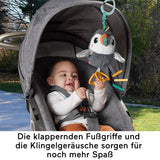 FISHER-PRICE Flap & Go Toucan – Kinderwagen-Plüschspielzeug fördert Feinmotorik und sensorische Fähigkeiten für Neugeborene ab der Geburt HNX66 Babyspielzeug Naty Shop