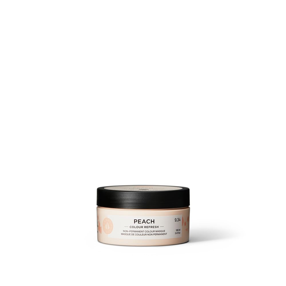 Maria Nila Color Refresh 300 ml – Eine pflegende Farbbombe mit temporären Farbpigmenten, die die Haarfarbe schnell auffrischen. 100 % vegan. Keine Sulfate und keine Parabene. Naty Shop Pfirsich-Haarfärbemittel