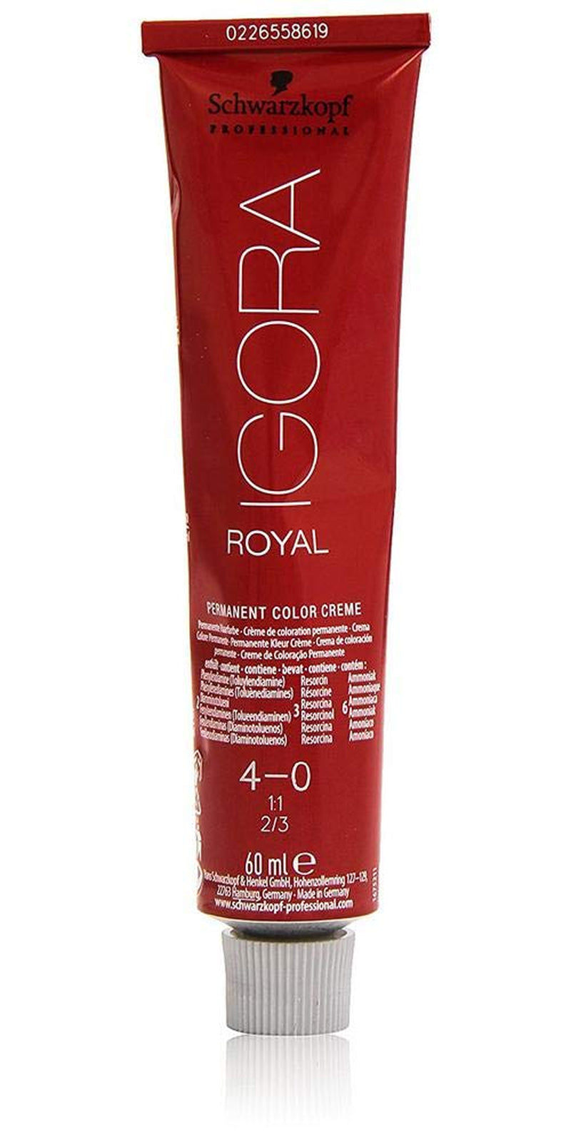 Schwarzkopf IGORA Royal Premium Haarfarbe 4-0 mittelbraun, 1 Packung (1 x 60 g) Haarfarbe Naty Shop
