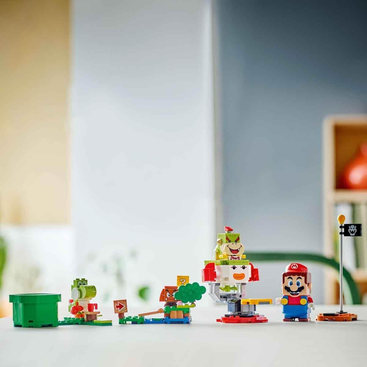 LEGO Super Mario Abenteuer mit interaktivem Mario, Junior-Clownwagen-Set, Spielzeug-Yoshi, Nintendo-Geschenk für Jungen, Mädchen und Gamer ab 6 Jahren 71439 Bausets Besuchen Sie den LEGO-Store