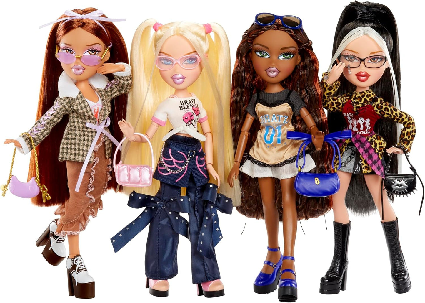 Bratz Stylin' Jade, modische Puppe im T-Shirt-Stil, inklusive Zubehör, süßes Mädchenspielzeug
