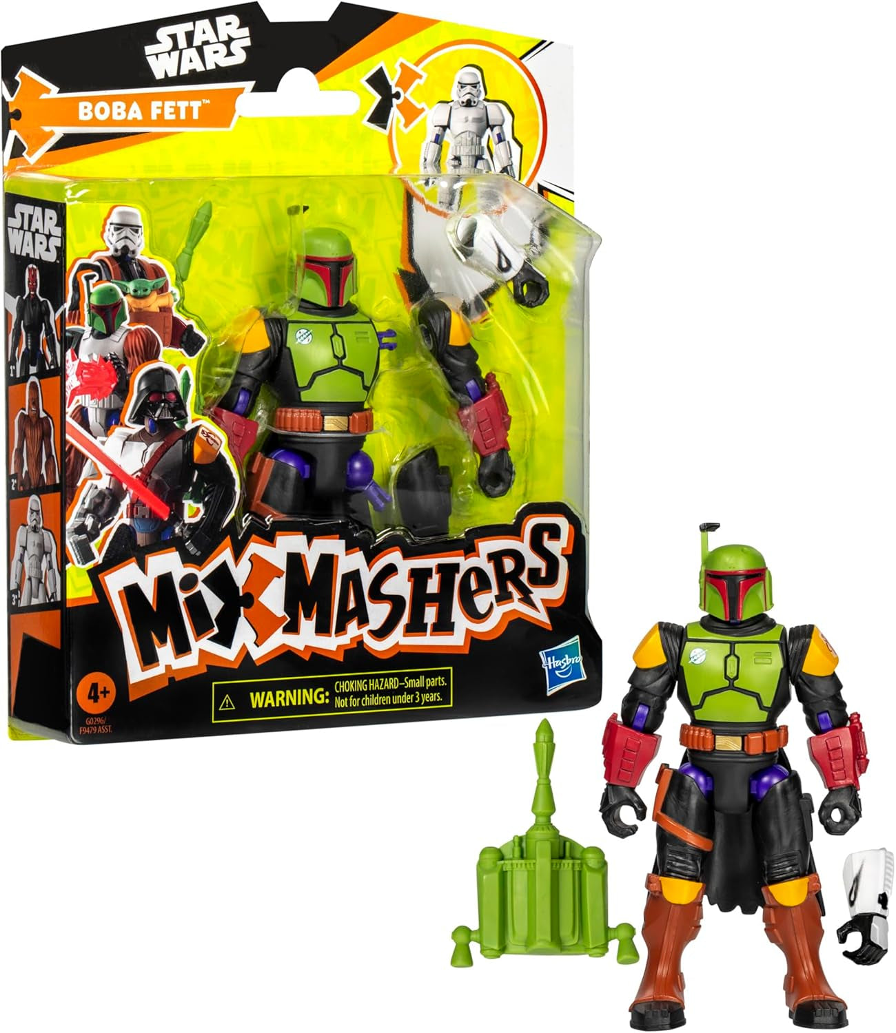 Star Wars Mixmashers Boba Fett Anpassbare Mix-and-Match-Actionfiguren und Zubehör Actionfiguren Naty Shop