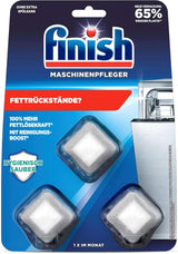 Finish Machine Cleaner Tabs – Spülmaschinentabs gegen Schmutz und Fett in der Spülmaschine, 3 Tabletten Naty Shop