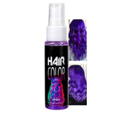 Haarspray-Farbe, temporäre rote Spray-Haarfarbe, rot gefärbte Haarfarbe, waschbare Haarfarbe, lebendiges rotes Haarfarbspray, sofortige Haarfarbe, Haarfarbe für Karneval, Halloween, Cosplay, Party, Naty Shop Violette Haarfarbe, 30 ml (1 Packung)