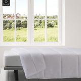 Tural – Steppdecke 150 x 220 cm mit Aloe Vera-Behandlung, Faserfüllung 300 g/m², weich, atmungsaktiv, Öko-Tex-zertifiziert (weiß, Bett 90 cm) Steppdecken und Steppdecken Naty Shop