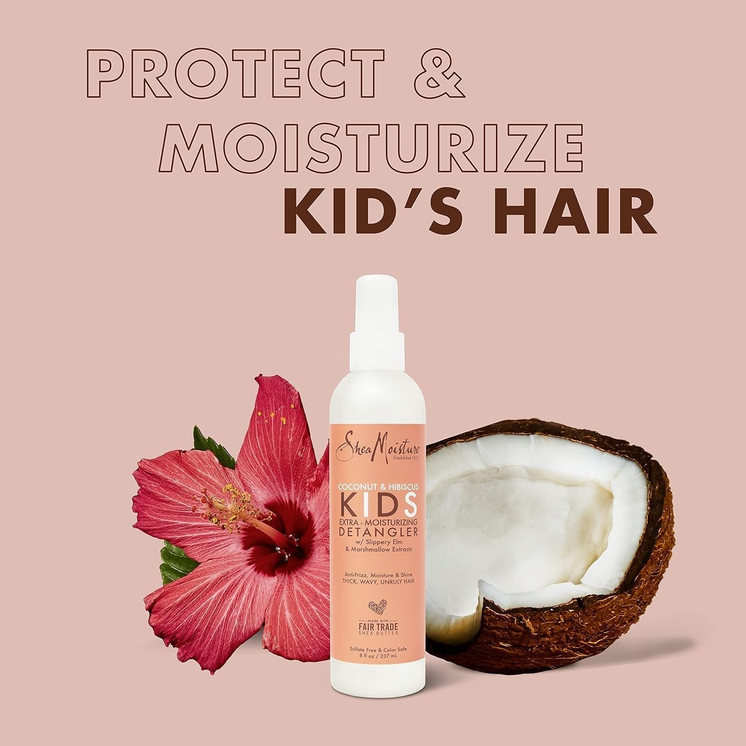 Kids Coconut & Hibiscus Extra Hydrating 237ml Haarentwirrungsprodukte Naty Shop