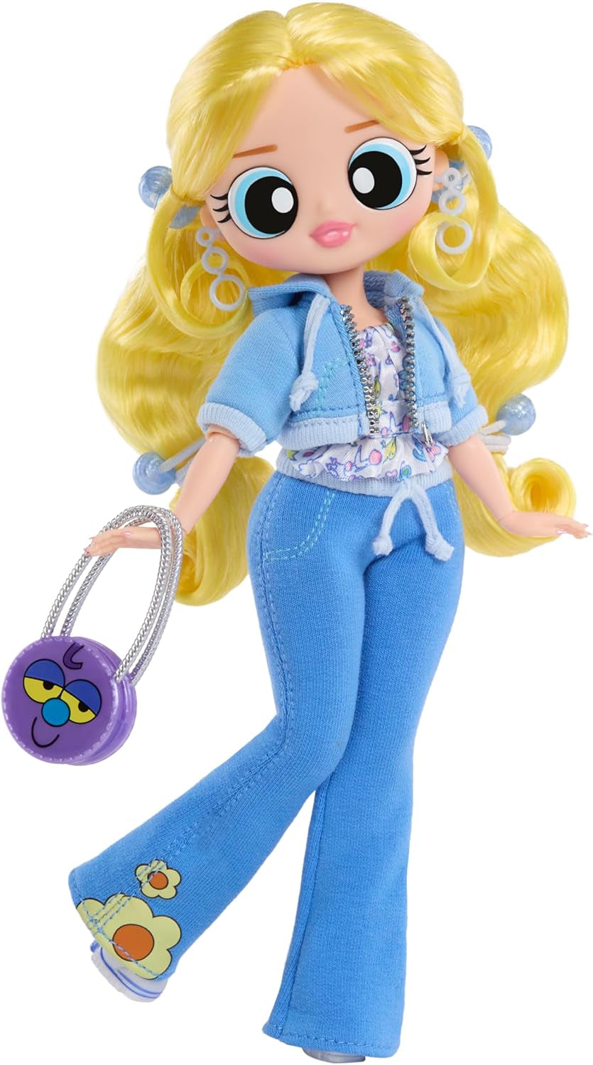 LOL. Überraschung! OMG The Powerpuff Girls Puppe - Bubbles - Enthält 1 Modepuppe, Inklusive Outfit und Accessoires, 3 zum Sammeln