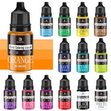 Flüssige Lebensmittelfarbe, 10 ml Naty Shop 10 ml (Set mit 14 Stück)