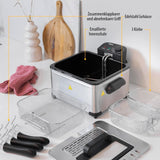 Tristar-Fritteuse, 1 großer Korb und 2 kleine Körbe, einstellbarer Thermostat, Kühlzone, 5 Liter, 2000 W, FR-6949 Appliances Naty Shop