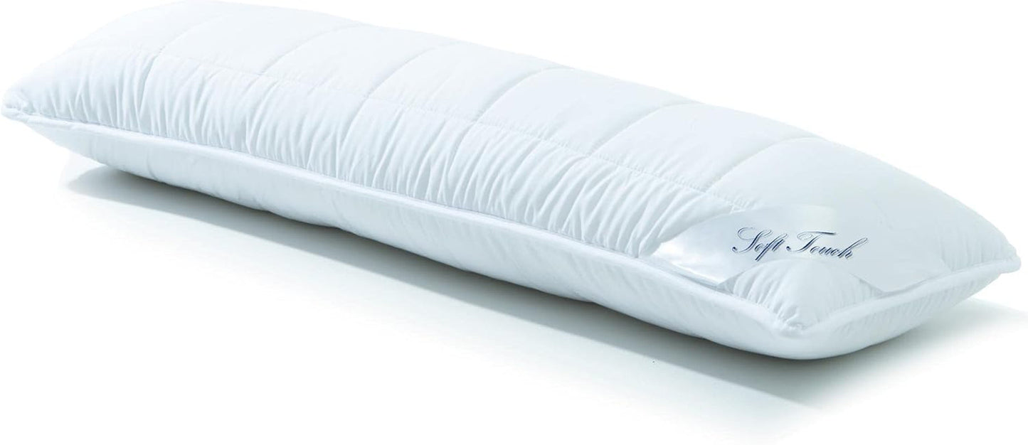 Seitenschlafkissen 40 x 145 cm, Stillkissen mit Reißverschluss, 1500 g, Klimaregulierung, Öko-Tex-Standard-Kissen, Naty Shop