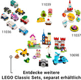 LEGO Classic Kreativ-Dinosaurier-Bauset mit Tiermodellen und Figuren aus Steinen, fantasievolles Spielerlebnis, Geschenk für Jungen und Mädchen ab 5 Jahren, inklusive T.Rex und Triceratops 11041 Bausets Besuchen Sie den LEGO-Store