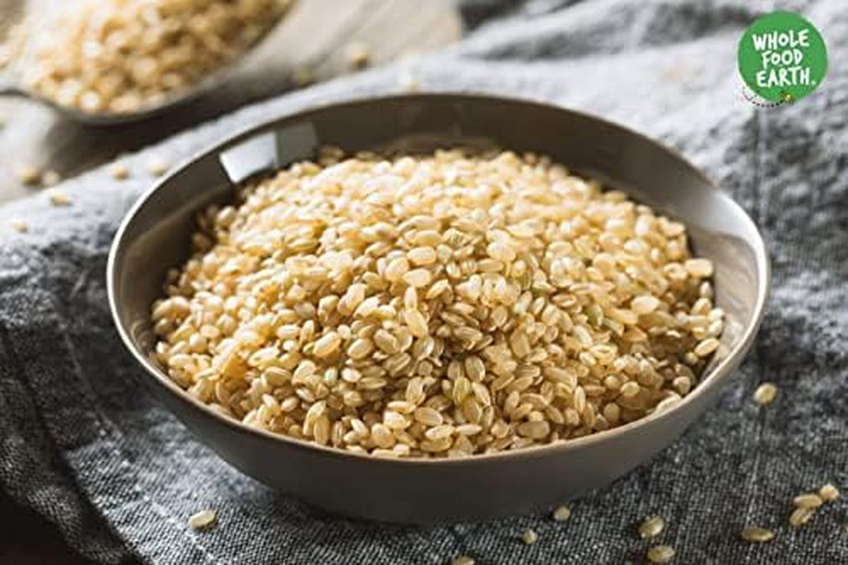 Vollkorn-Braunreis von Wholefood Earth – gentechnikfrei – natürlich – vegan – milchfrei – ohne Zuckerzusatz, 3 kg