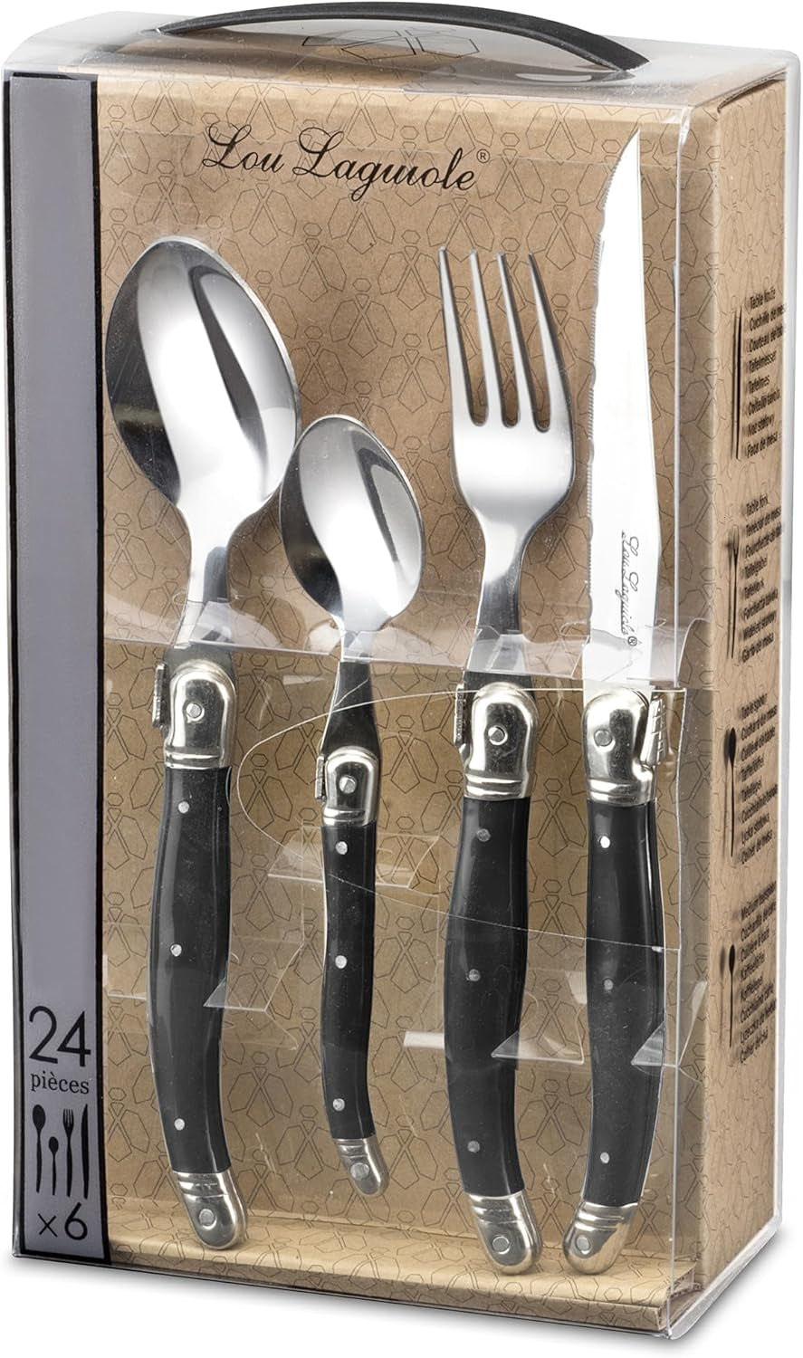LOU LAGUIOLE TRADITION Steakbesteckset 24-teilig Kitchen Naty Shop