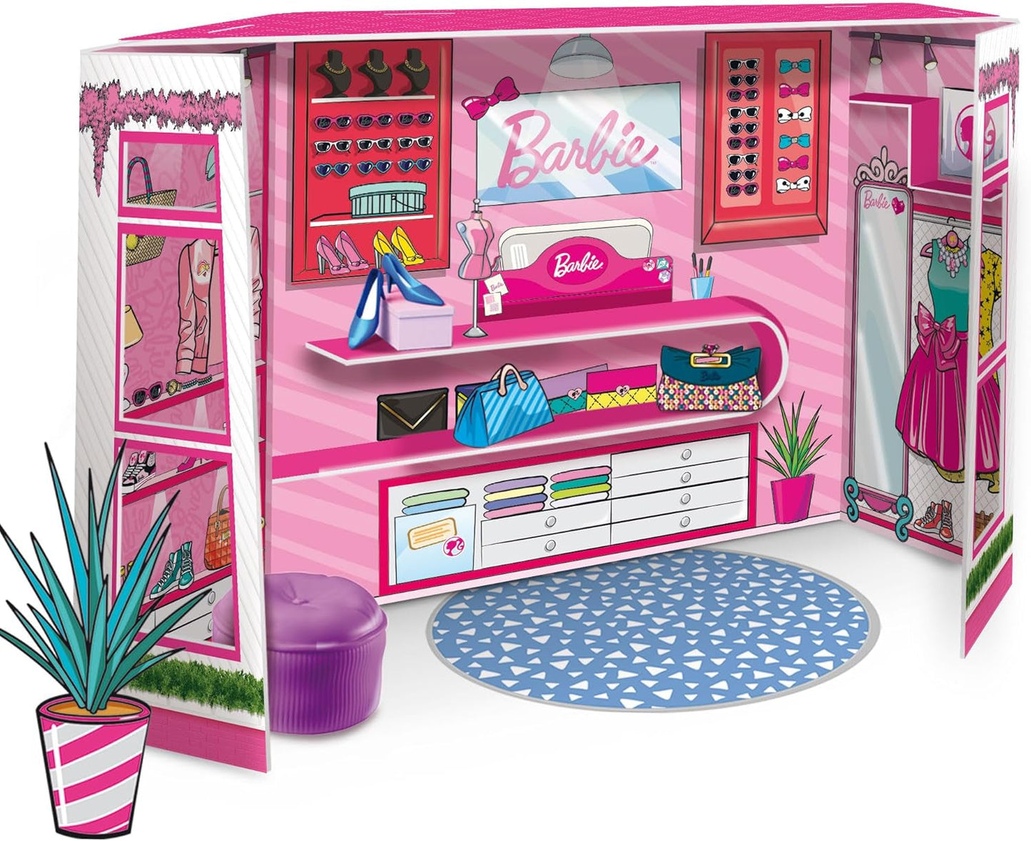 Lisciani 76918 Barbie Fashion Boutique Puppenhaus Naty Shop Standardtitel