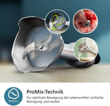 Philips 5000-Serie Stabmixer - 1200W Leistung. Promix-Technologie. LED-Geschwindigkeitsanzeiger. Stufenlose Geschwindigkeitseinstellung. Kompaktes Design. Leicht Zu Reinigen. Schwarz (HR2681/00) Küche Naty Shop