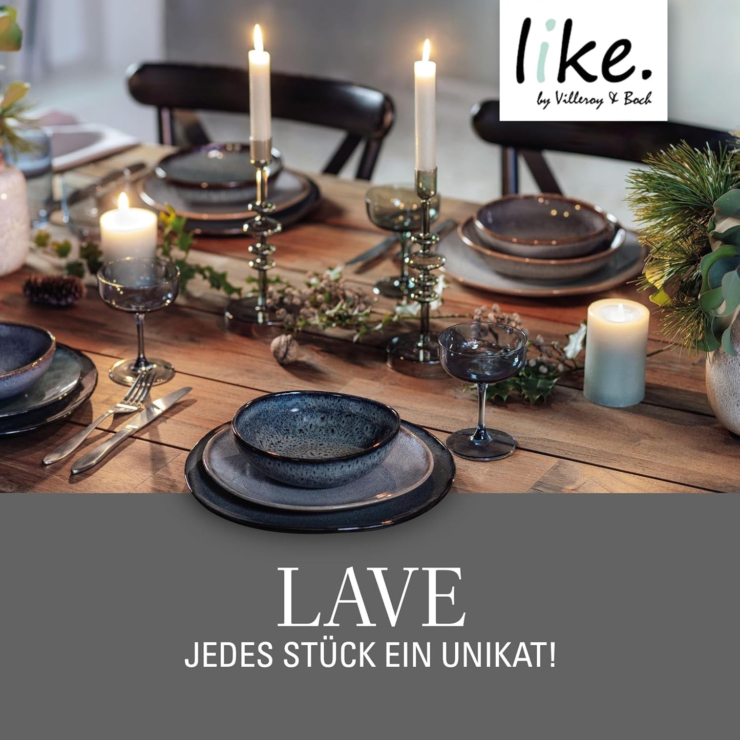 Lave Beige Tischset von Villeroy & Boch, 4-teilig, ca.