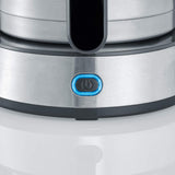 SEVERIN „TypeSwitch“ Espressomaschine mit Thermokaraffe, AromaSwitch zur Wahl zwischen 2 Brühprofilen, Kaffeemaschine für bis zu 10 Tassen, 1000W, Edelstahl gebürstet-schwarz, KA 4845