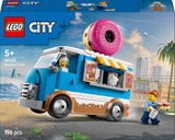 LEGO City Donut Truck – Spielzeug-Imbisswagen mit 2 Polizei-Minifiguren – Konstruktionsspielzeug für Jungen und Mädchen ab 5 Jahren – Geburtstags- und Weihnachtsgeschenkidee 60452 Bausets Besuchen Sie den LEGO-Store